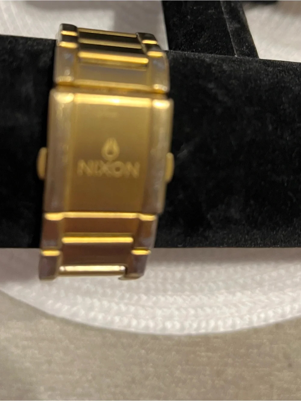 Nixon Men's Gold Stainless Steel Bracelet Watch - Minimal Three-Hand